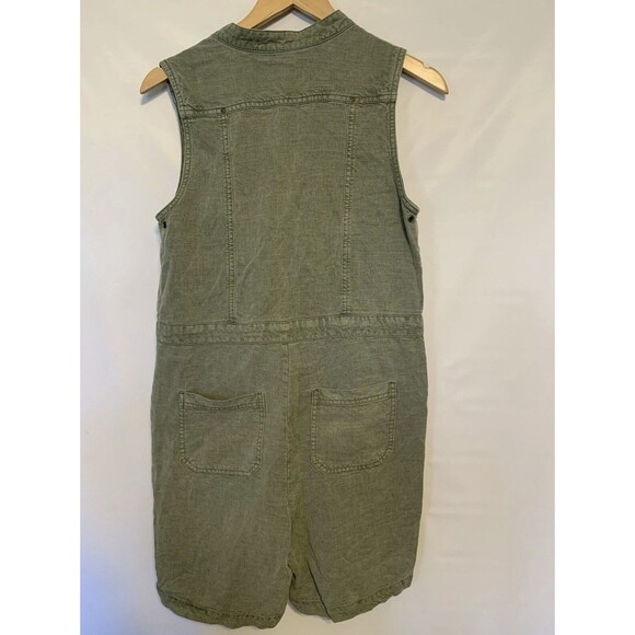 Marrakech Anthropology Green Baggy Sleeveless Multi Pocket Utility Romper XS - Picture 9 of 9